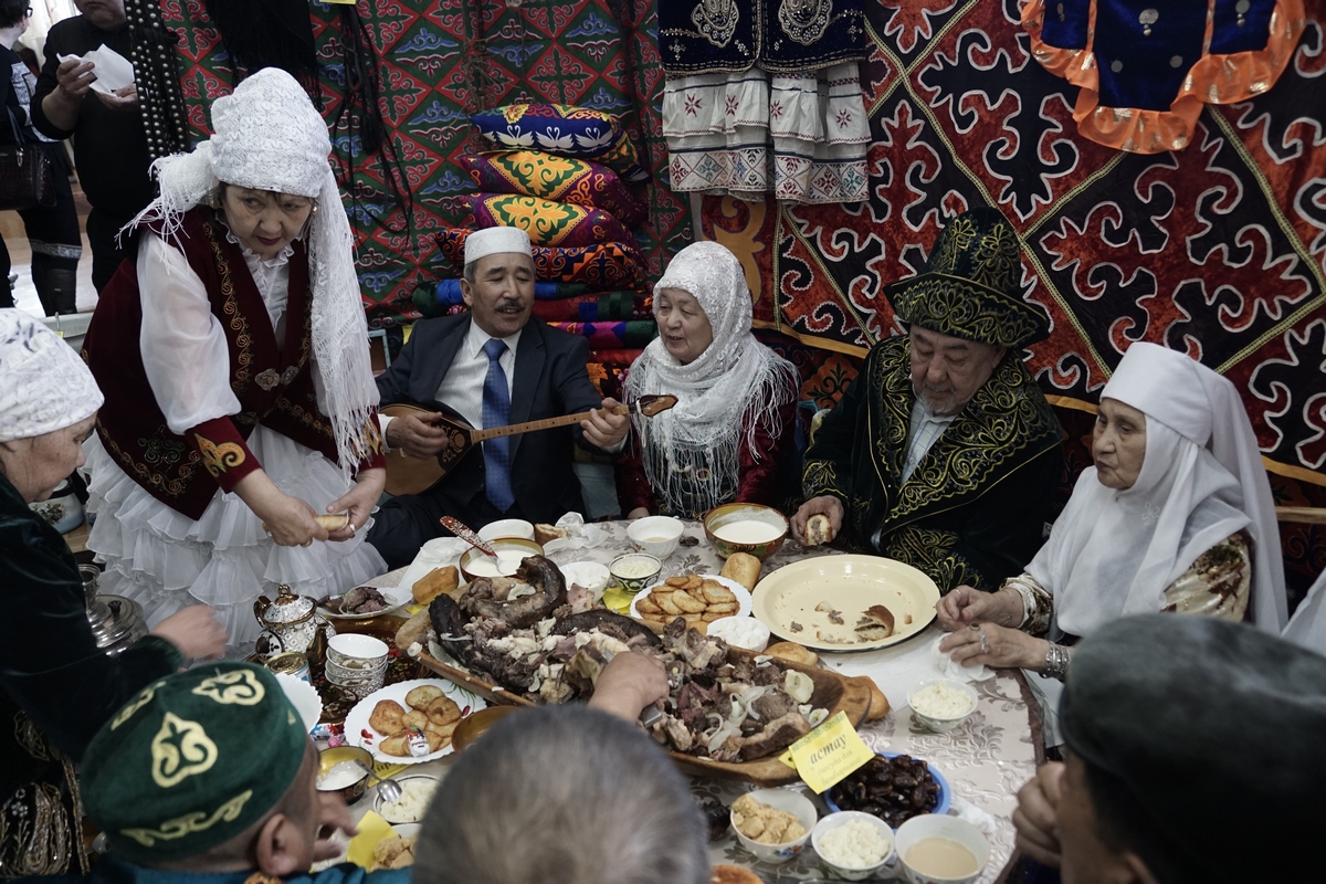 Дастархан в казахстане